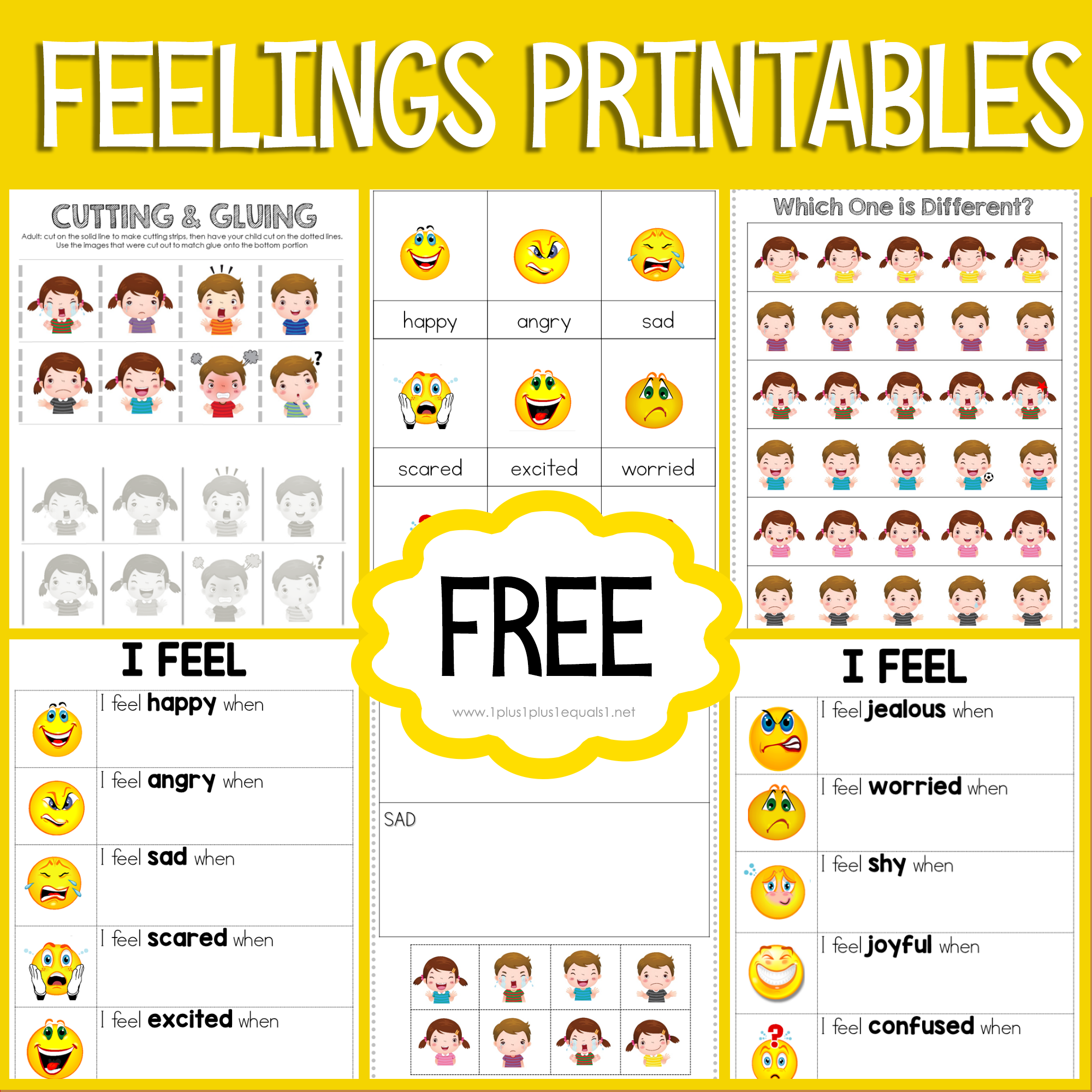 Free Printable Emotion Activities