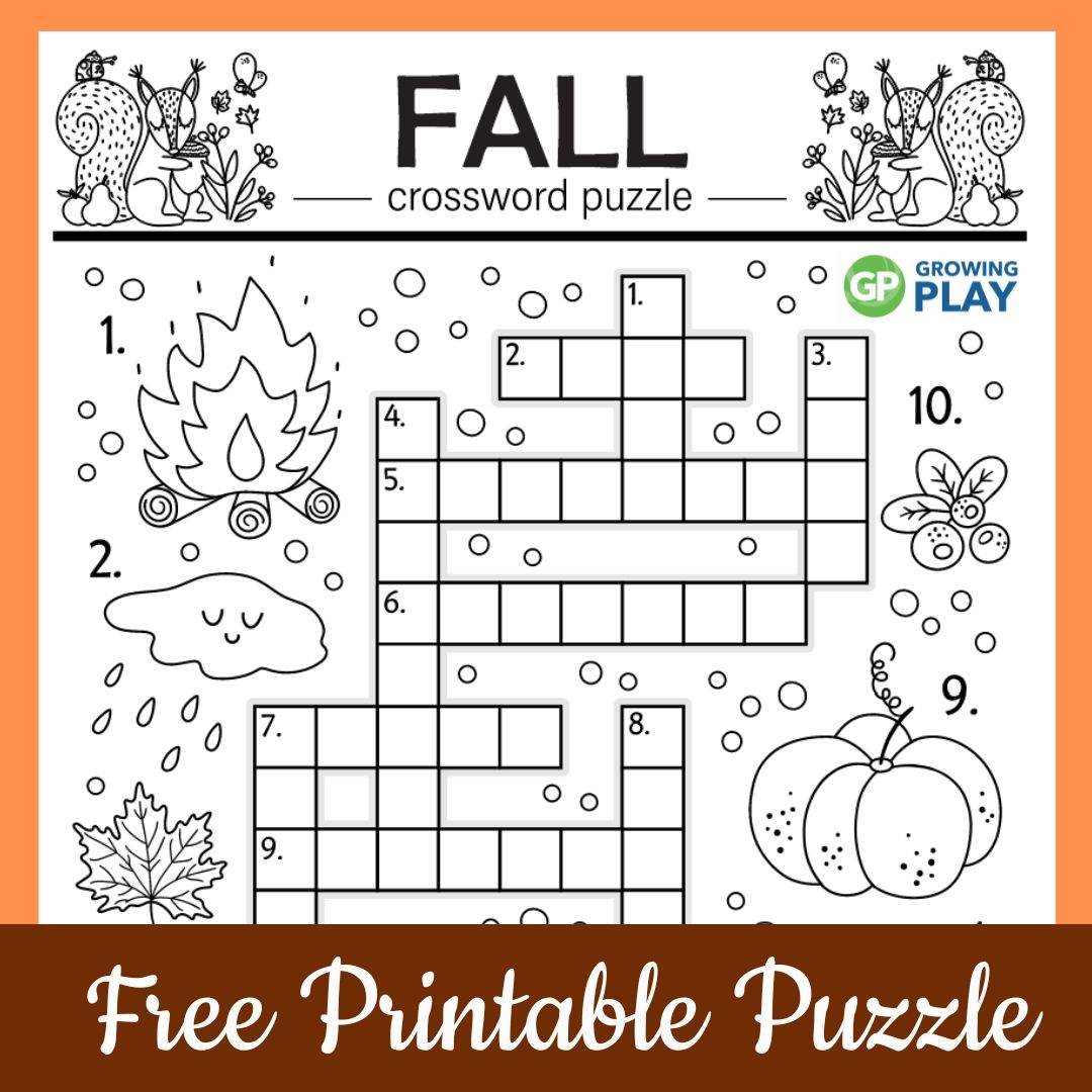Themed Crossword Word Puzzles Printable Free