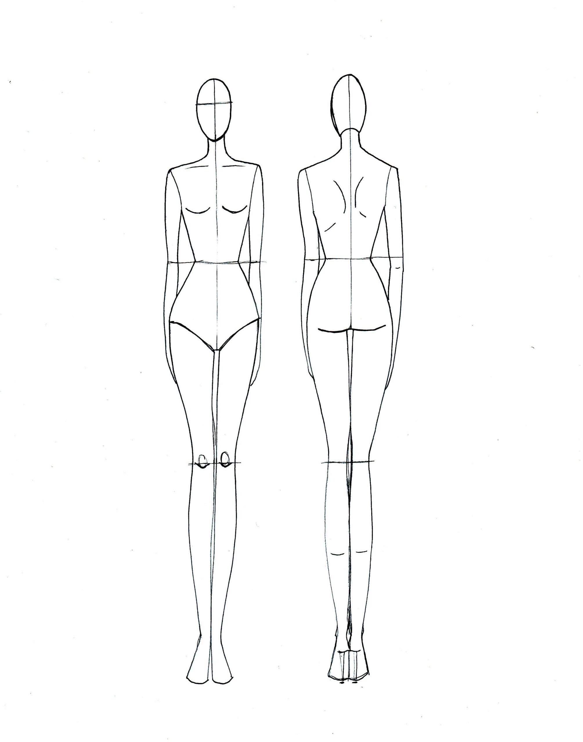 Printable Blank Fashion Design Templates