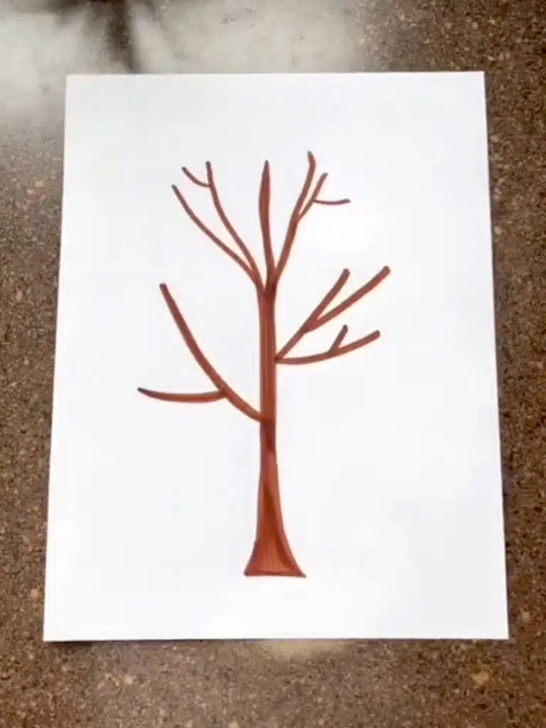 Printable Heart Tree Template