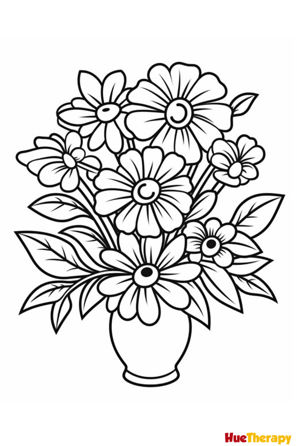 Printable Coloring Pages Flowers