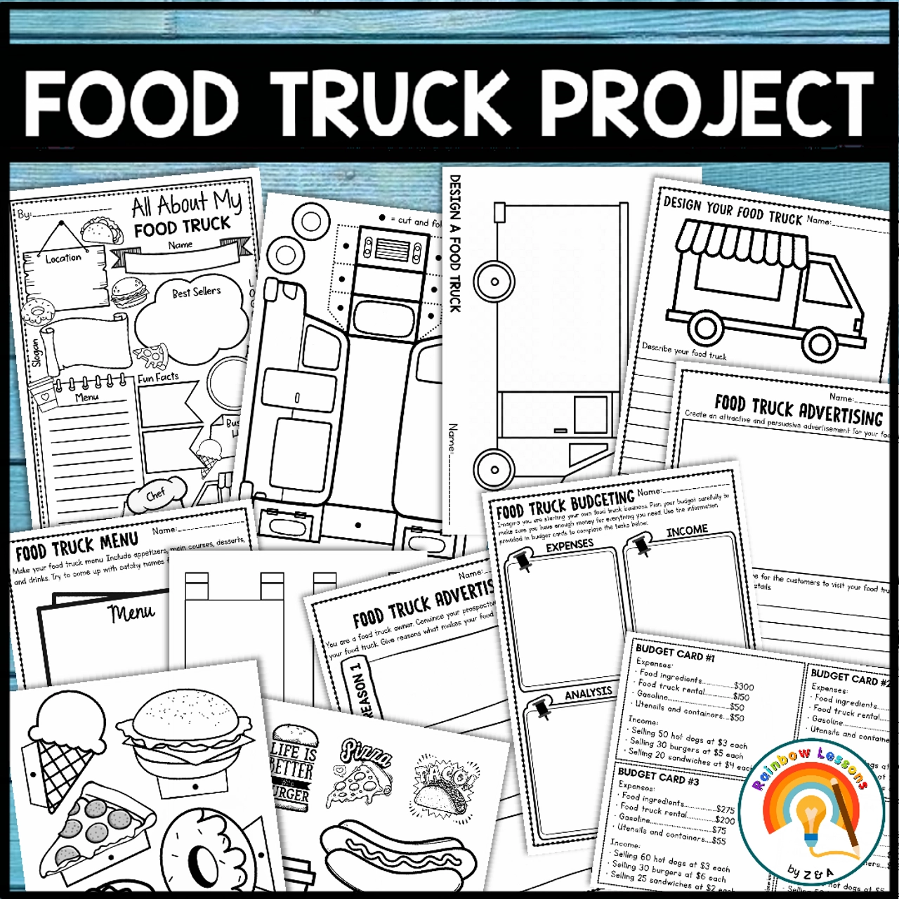 Food Truck Project Design A Food Truck Food Truck Template 