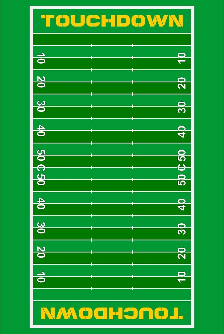 Football Field 10 Free PDF Printables Printablee