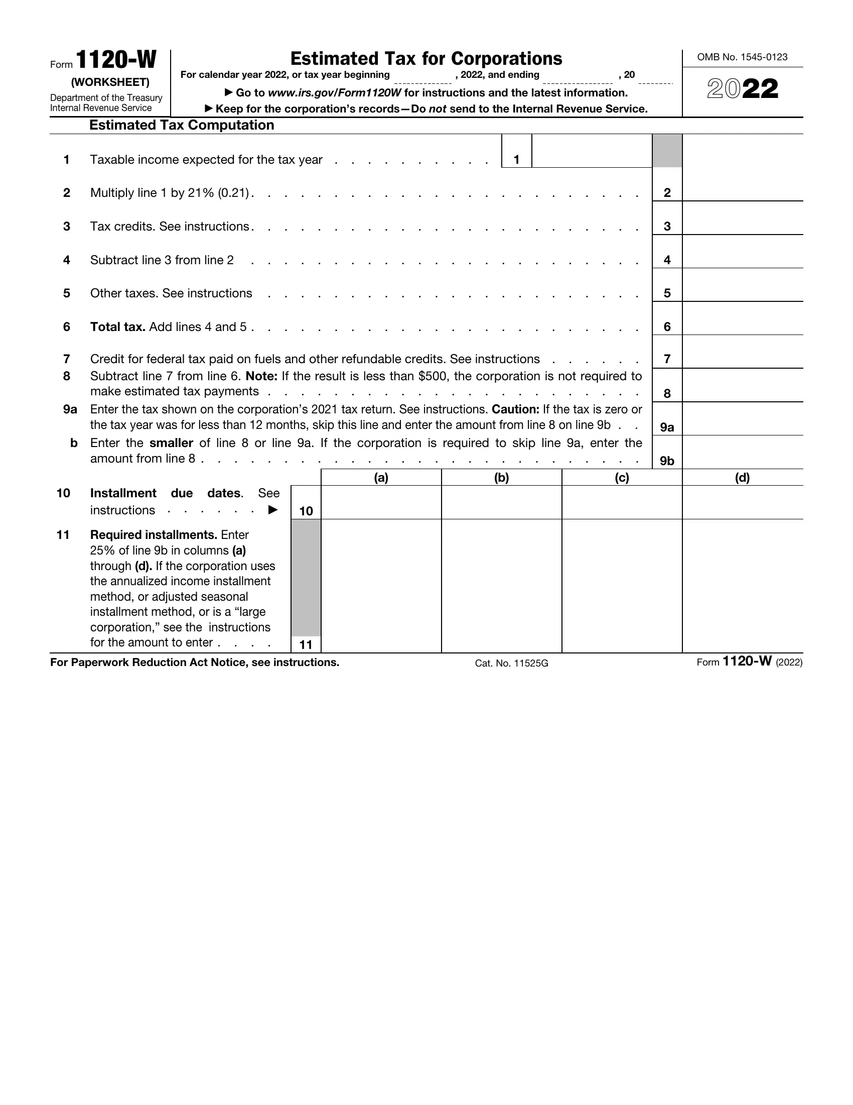 Irs Form 1120 Hoa