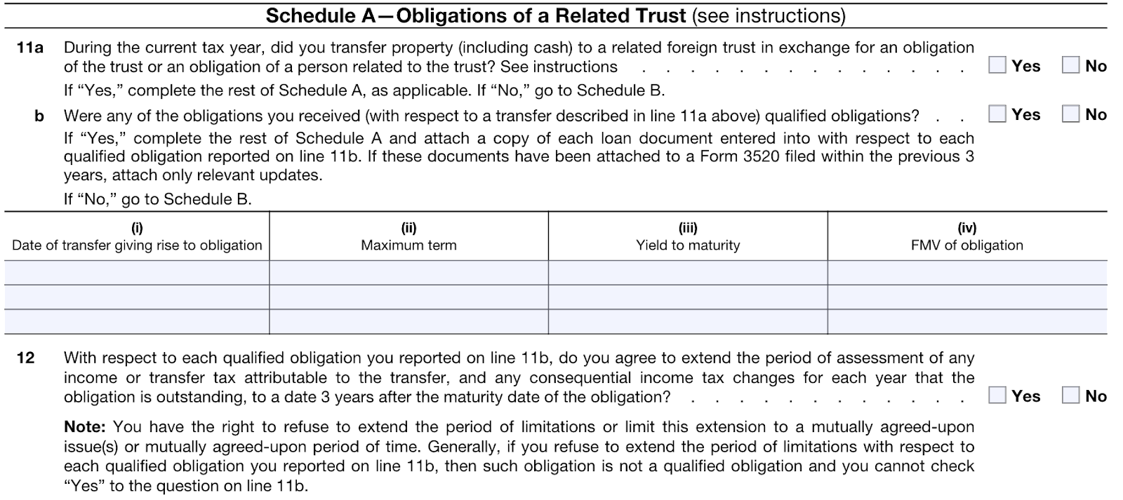 Irs Form 3520 Due Date