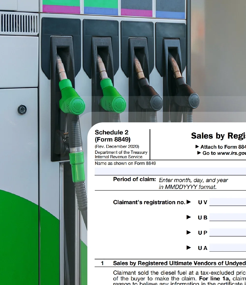 Form 8849 Schedule 2 Fuel Tax Refund Guide