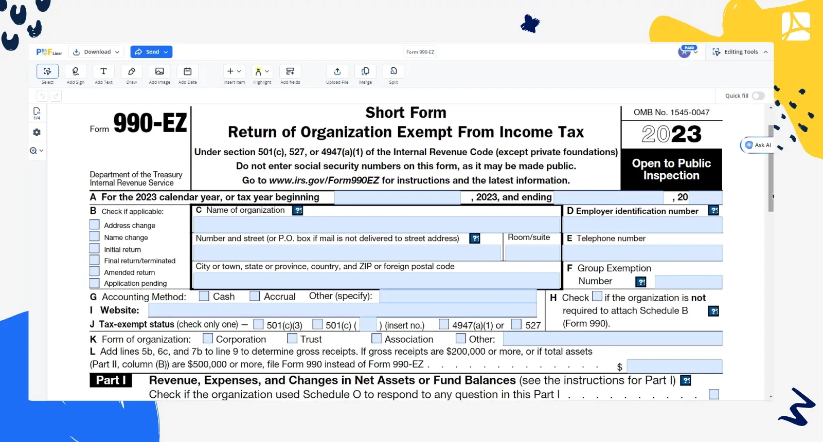 Irs Form 990-Ez Schedule A 2021