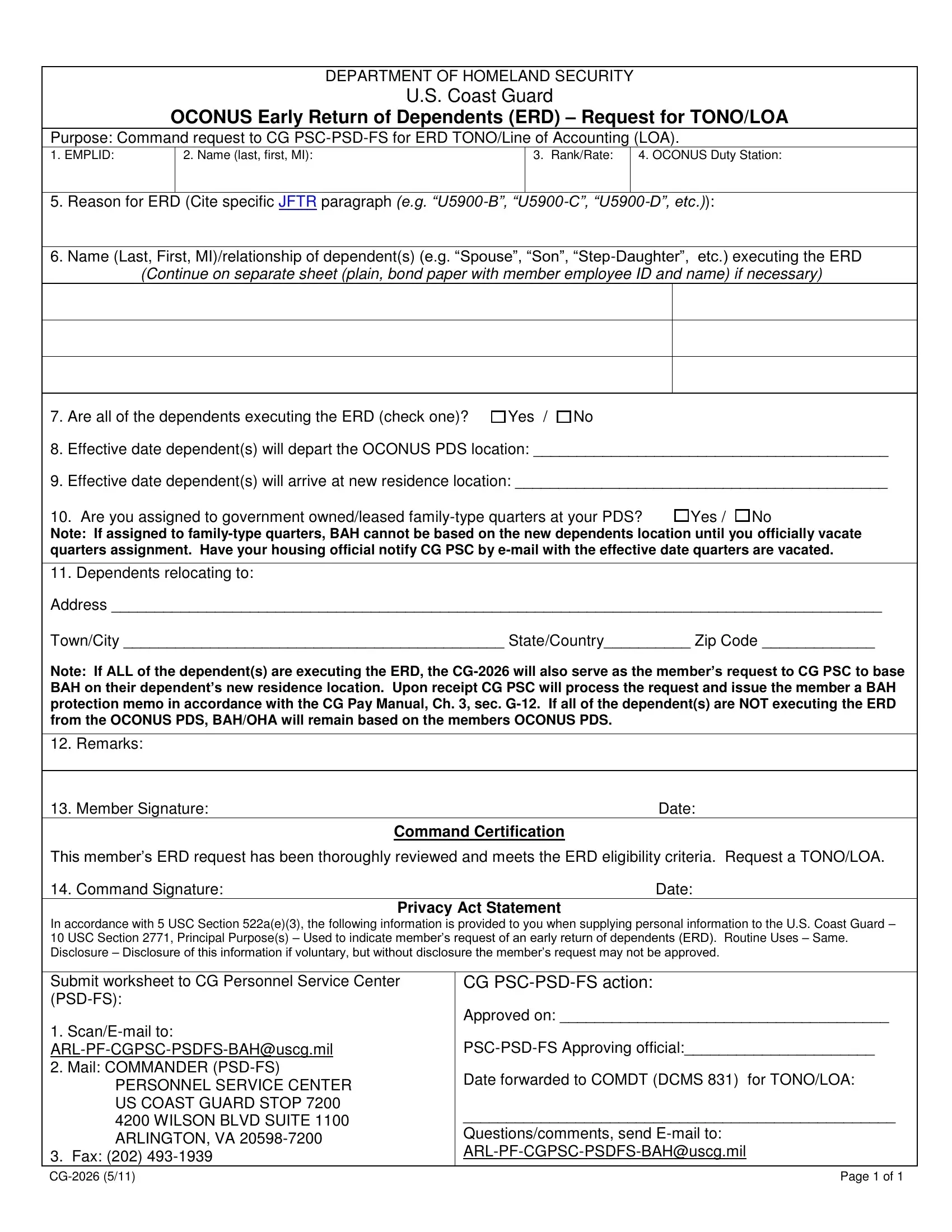 Da Form 2026