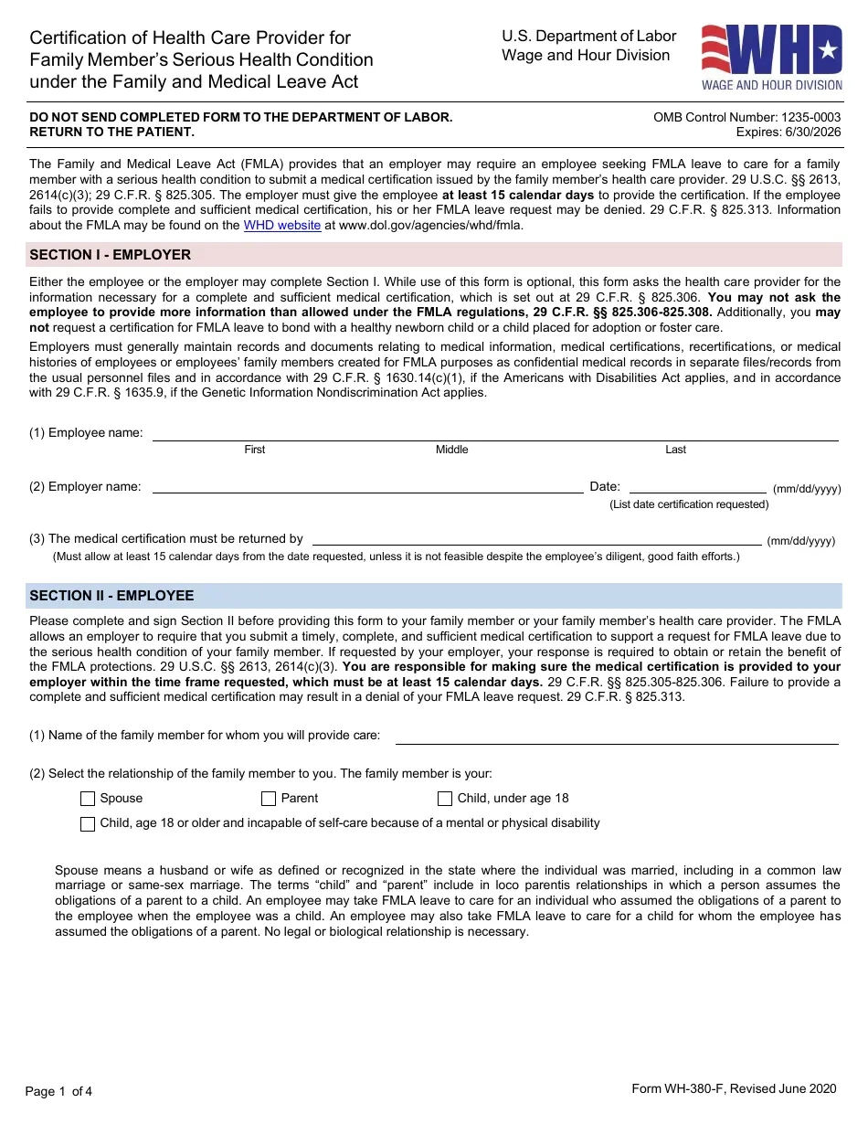 Form WH 380 F Download Fillable PDF Or Fill Online Certification 