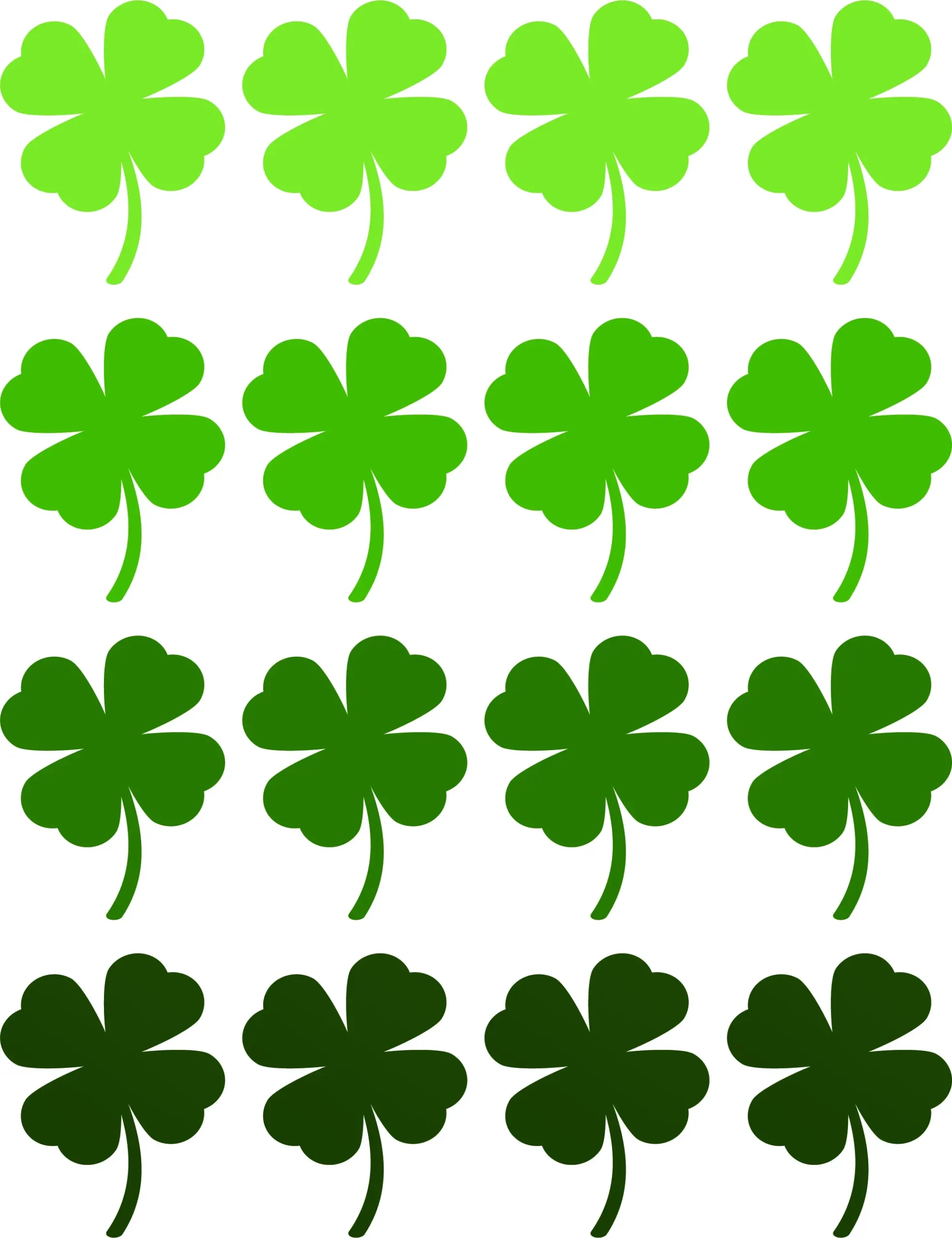 4 Leaf Clover Printable Template
