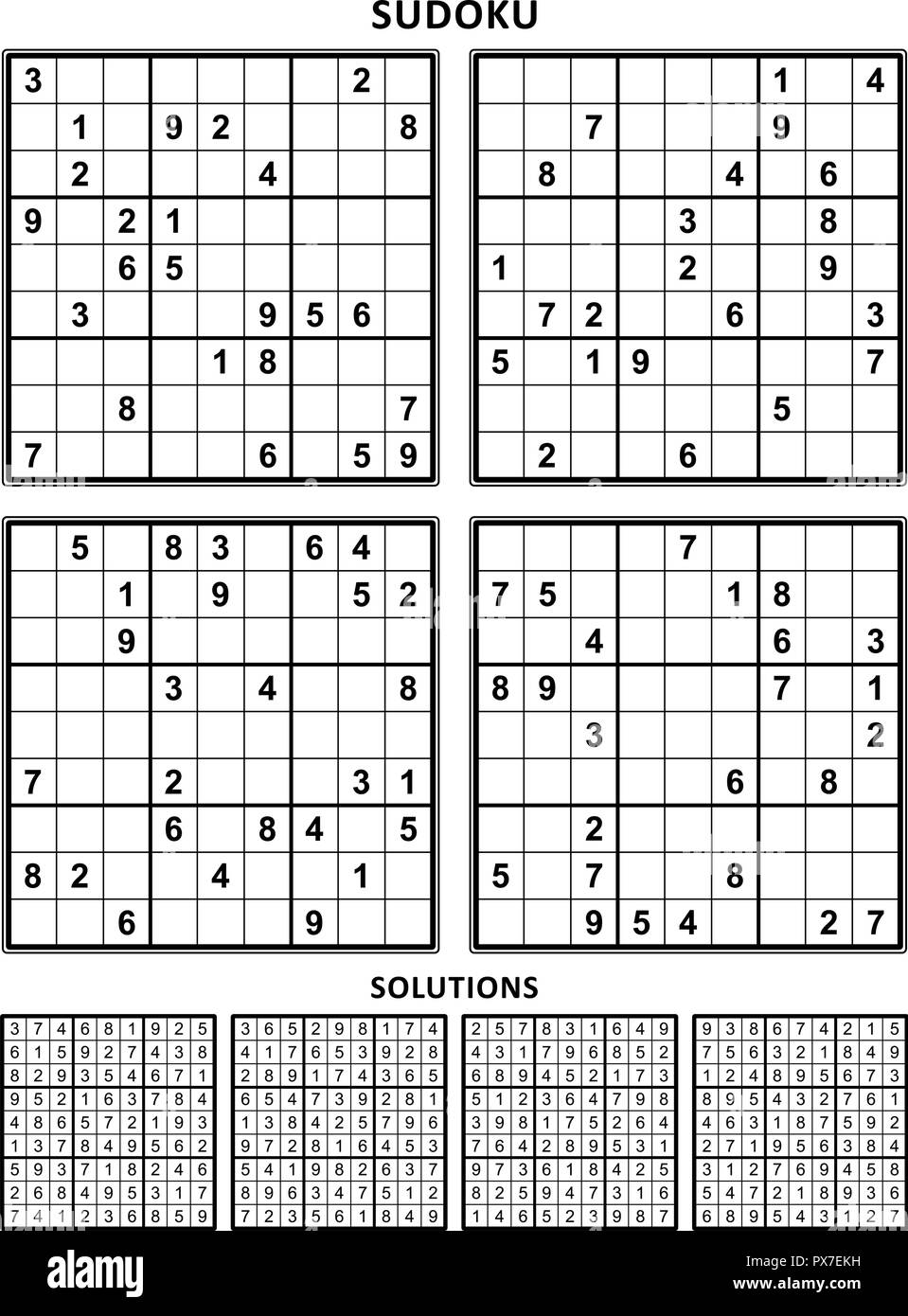Printable Sudoku Puzzles