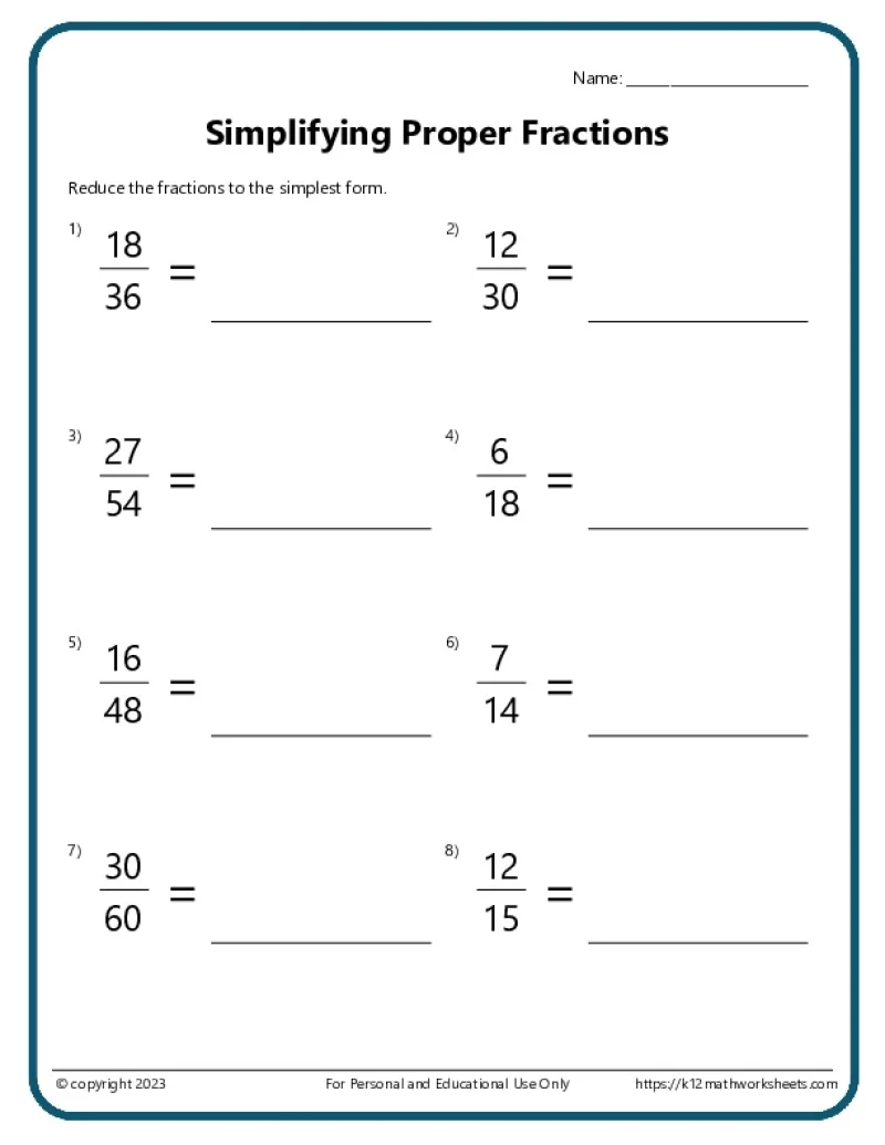 fractions worksheets k12 math worksheets
