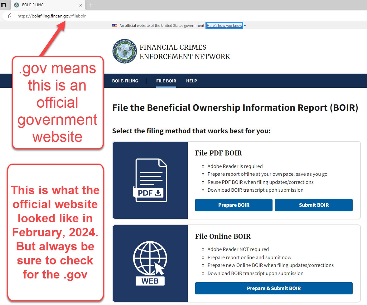 Fraud Alert The CTA And BOIR Are Real Form 4022 Is A Scam DPW Legal