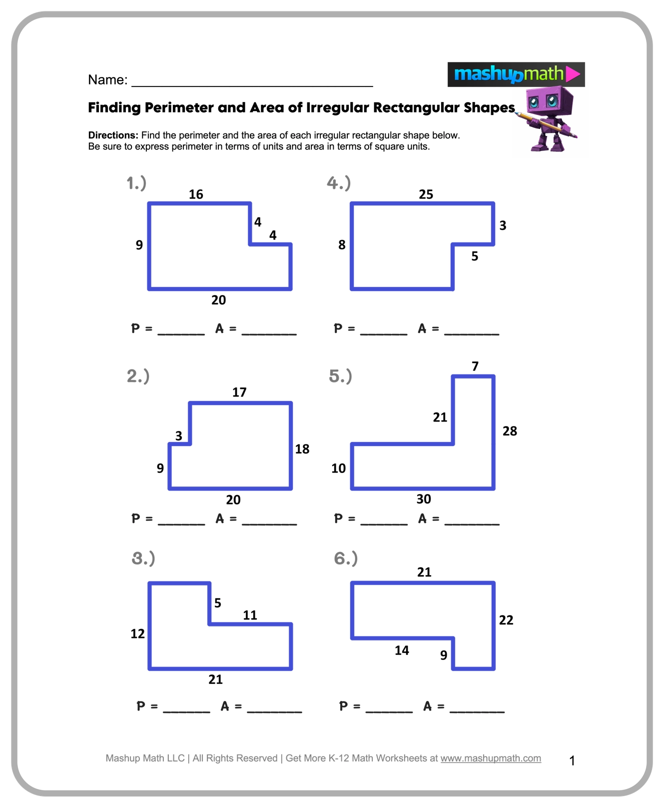 Math Free Printable Worksheets For 5th Grade