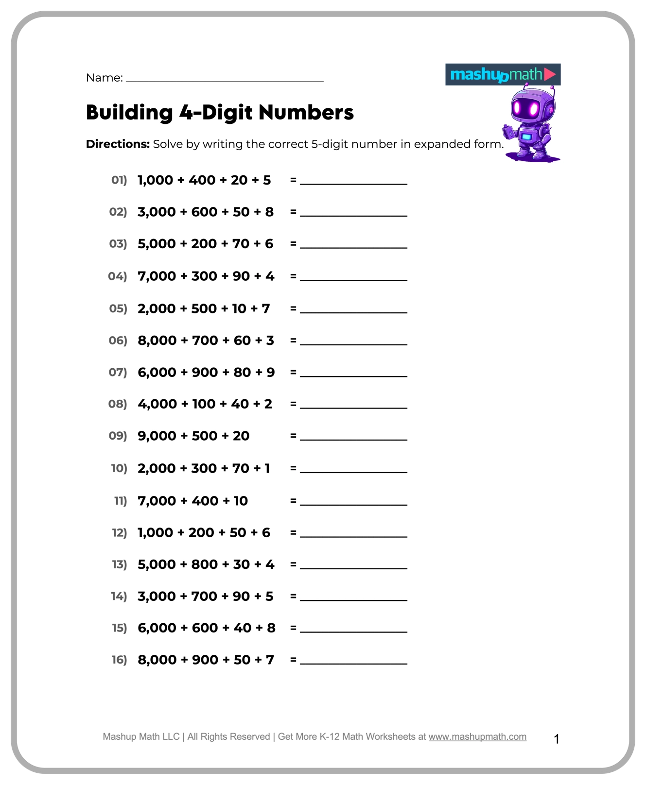 Free Printable Worksheets For Fifth Graders