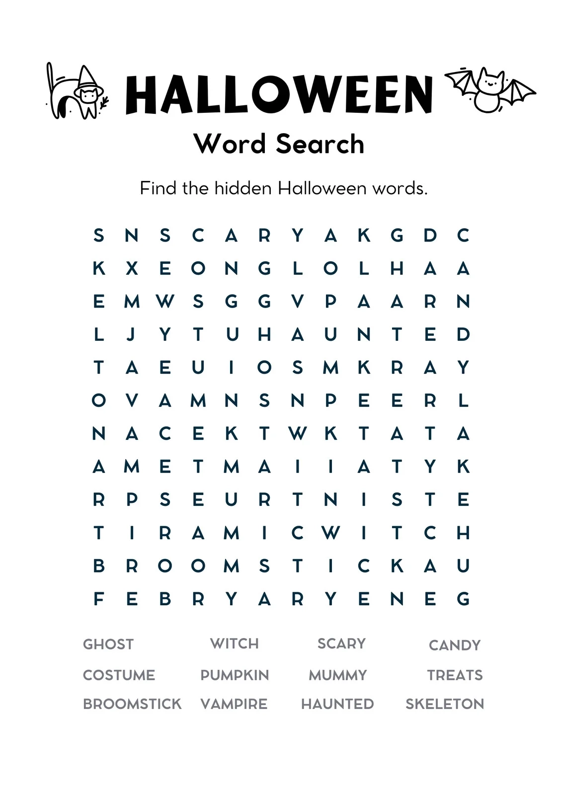 Word Crossword Puzzles Printable