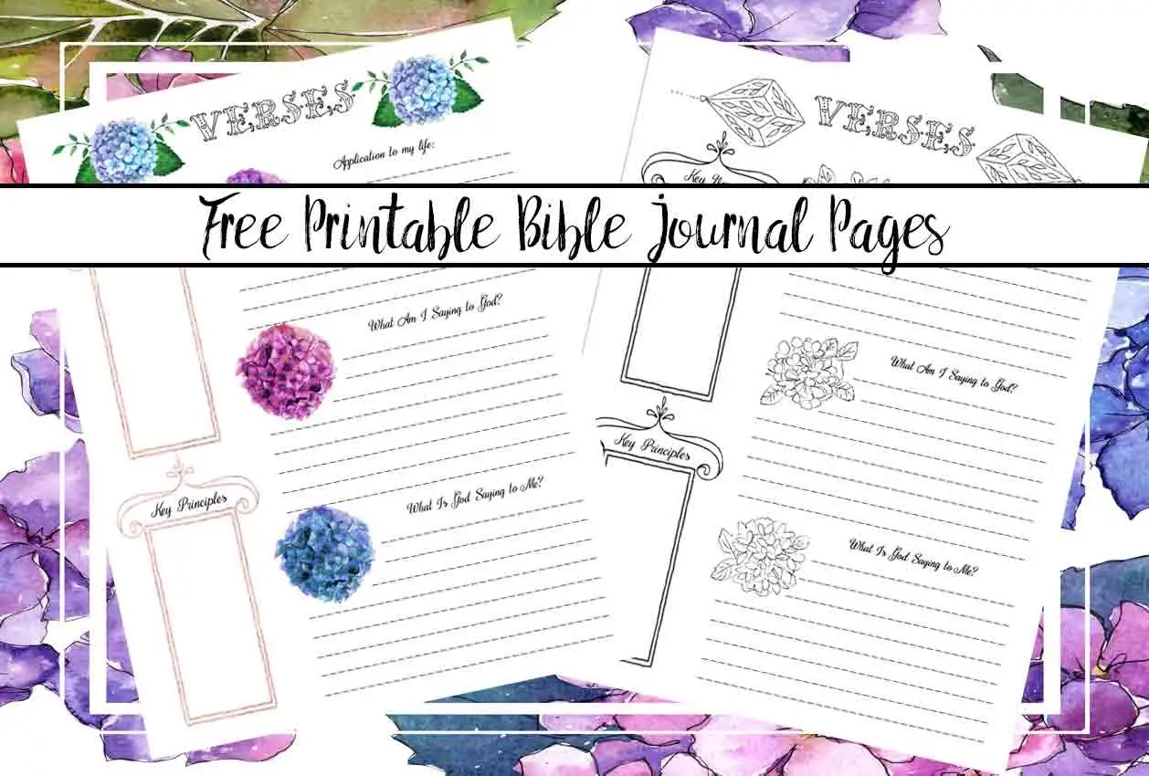 Free Bible Printables Pdf