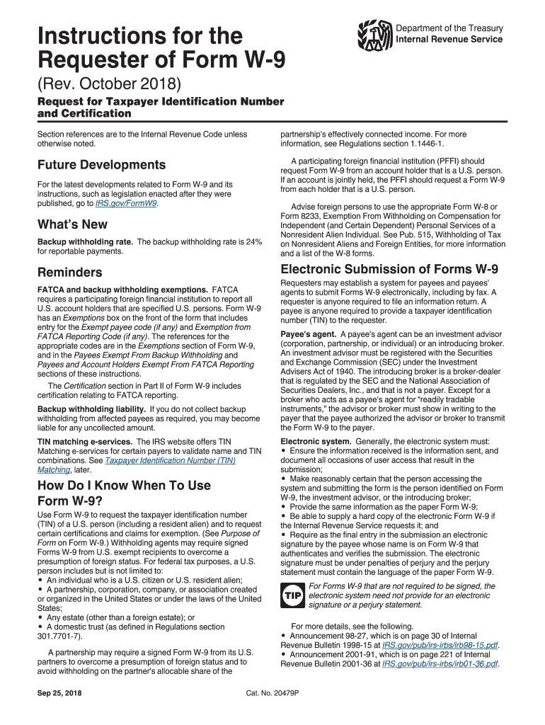 W 9 Form Pdf Printable 2018