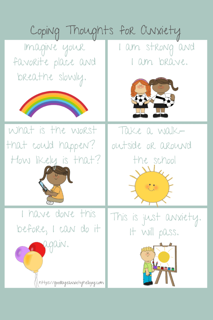 Free Child Anxiety Printables Good Bye Anxiety Hello Joy 