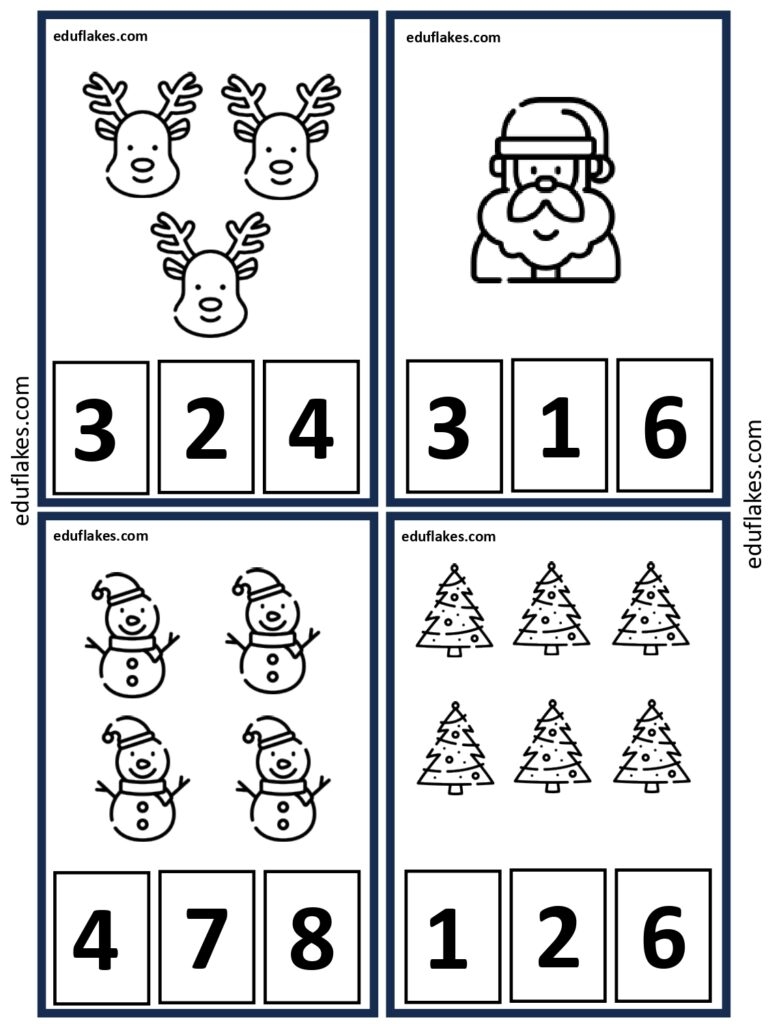 Printable Holiday Math Worksheets
