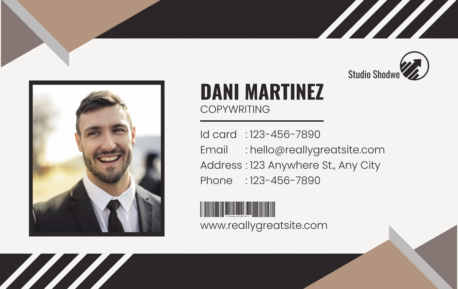 Printable Id Card Template