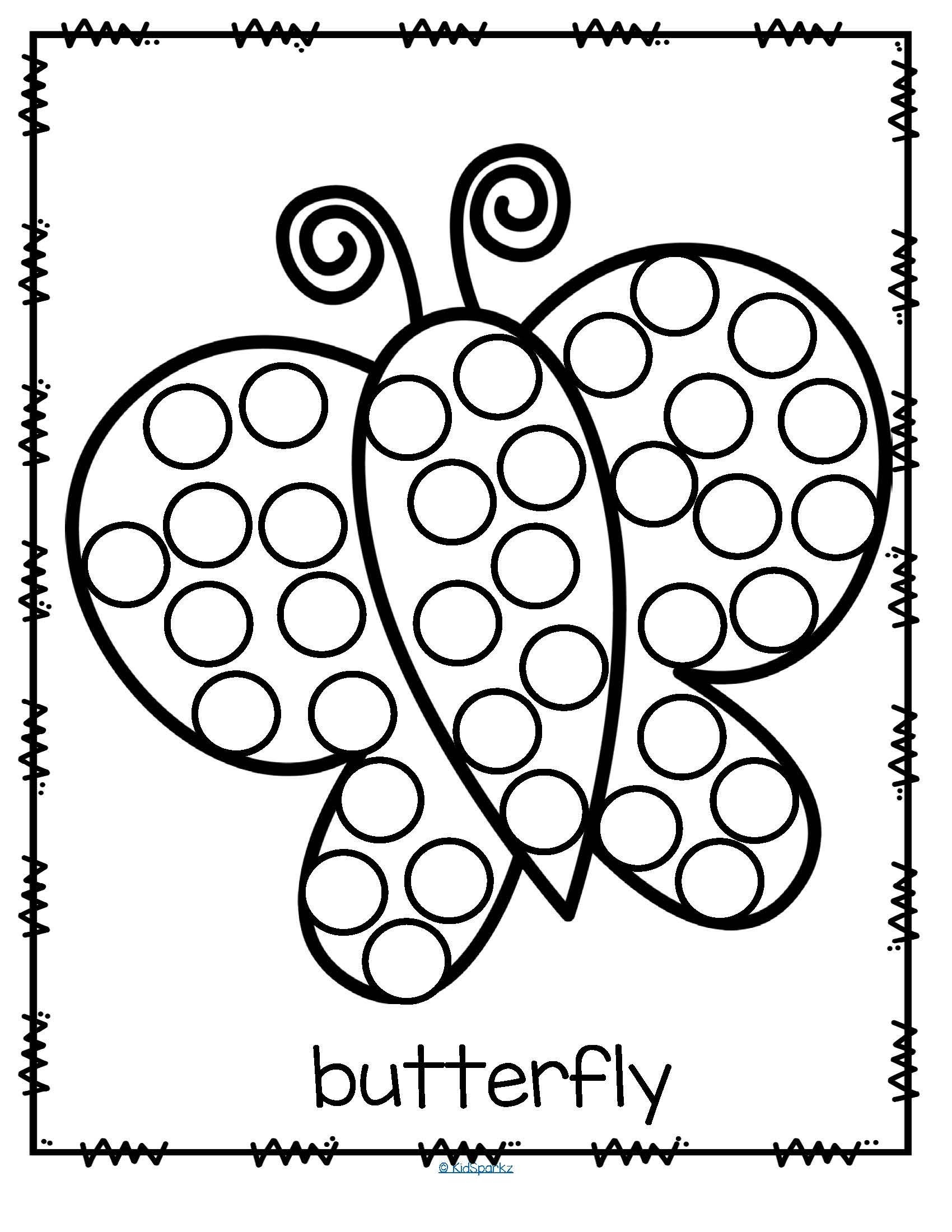 Free Printable Dot Art Pages