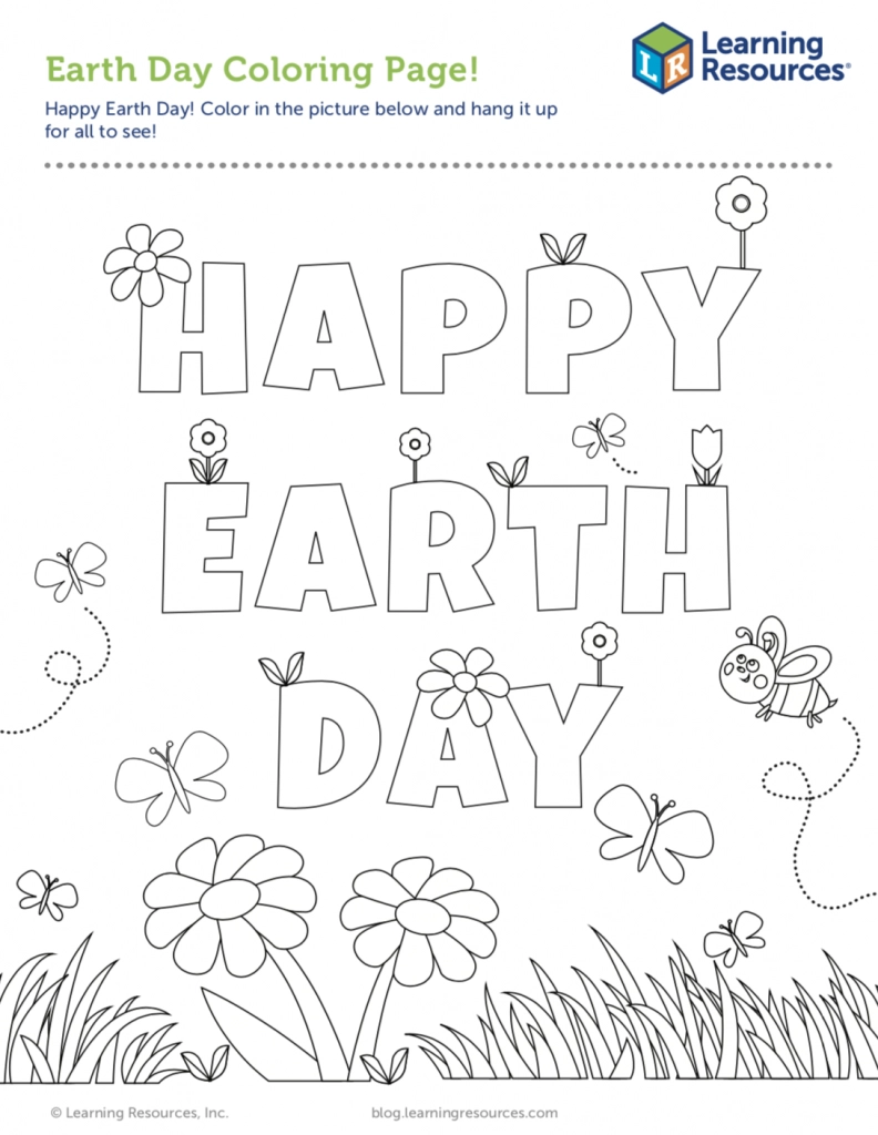 Earth Day Printables For Kids