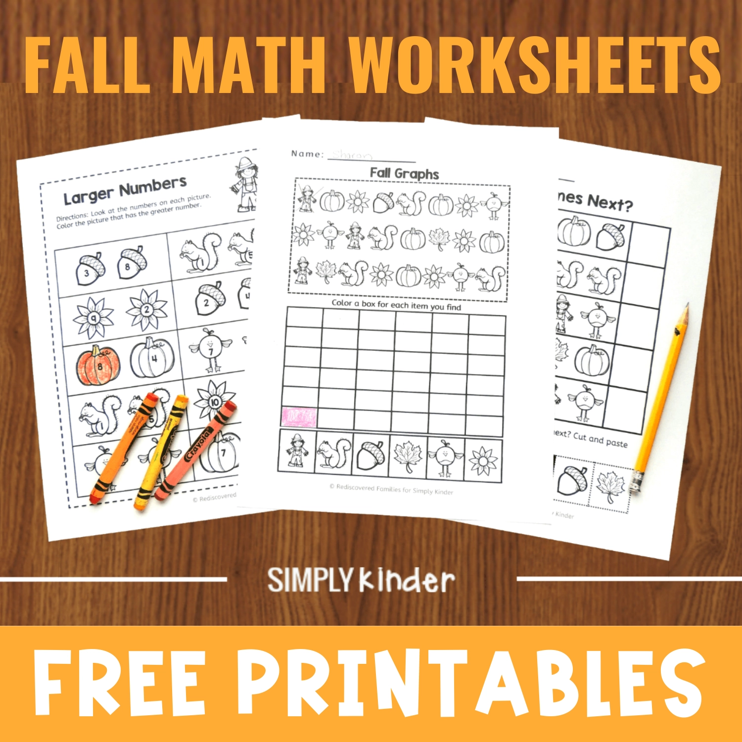 Free Printable Fall Math Worksheets