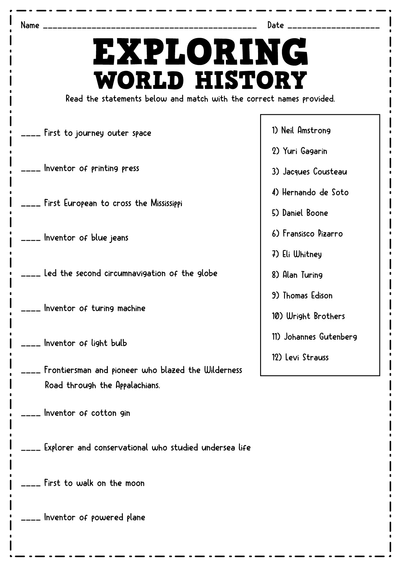 Free Free History Worksheet Download Free Free History Worksheet 