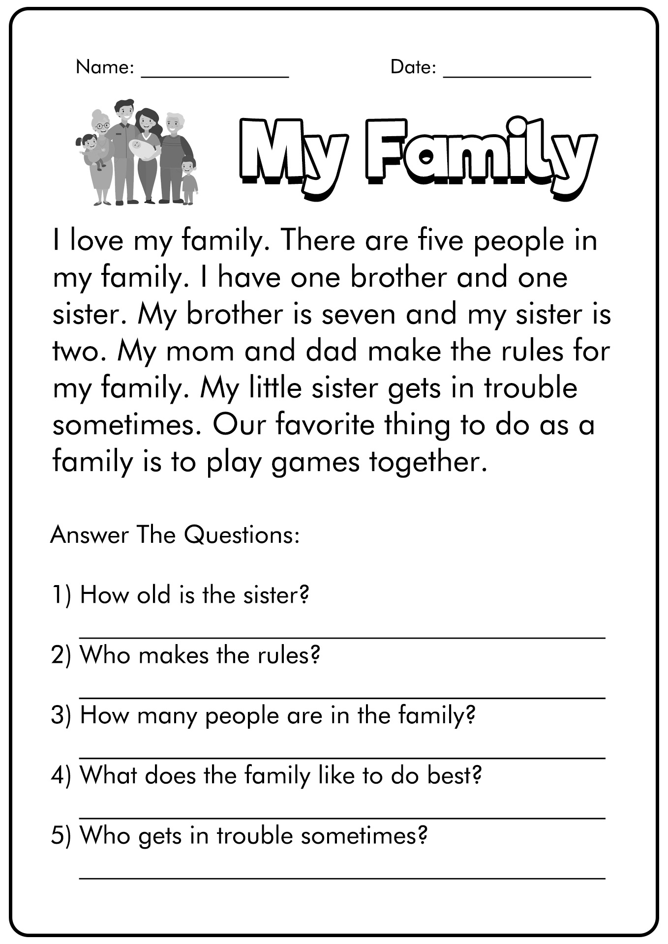 Free Free Printable Reading Worksheet For 1st Grade Download Free 