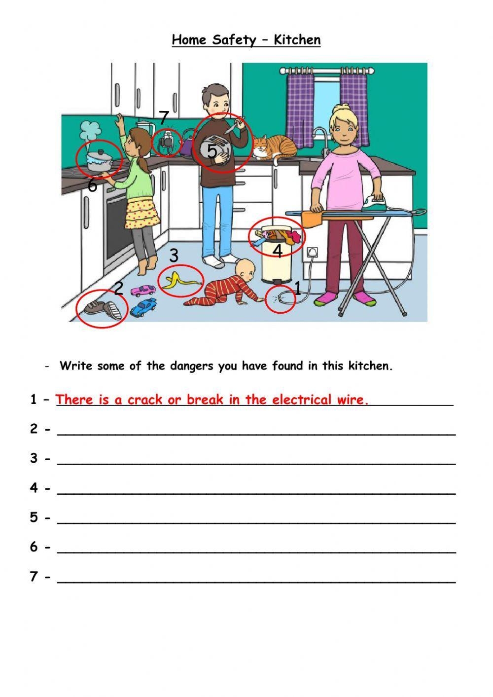 Free Printable Home Safety Worksheets