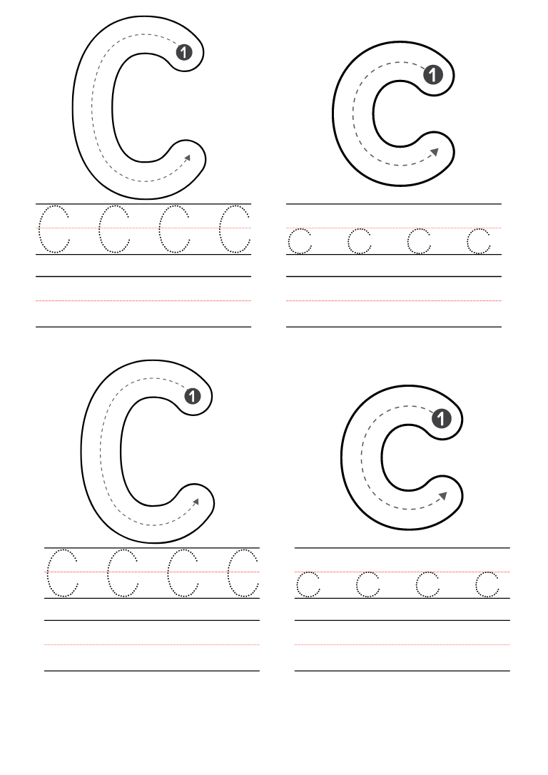 Letter C Free Printables