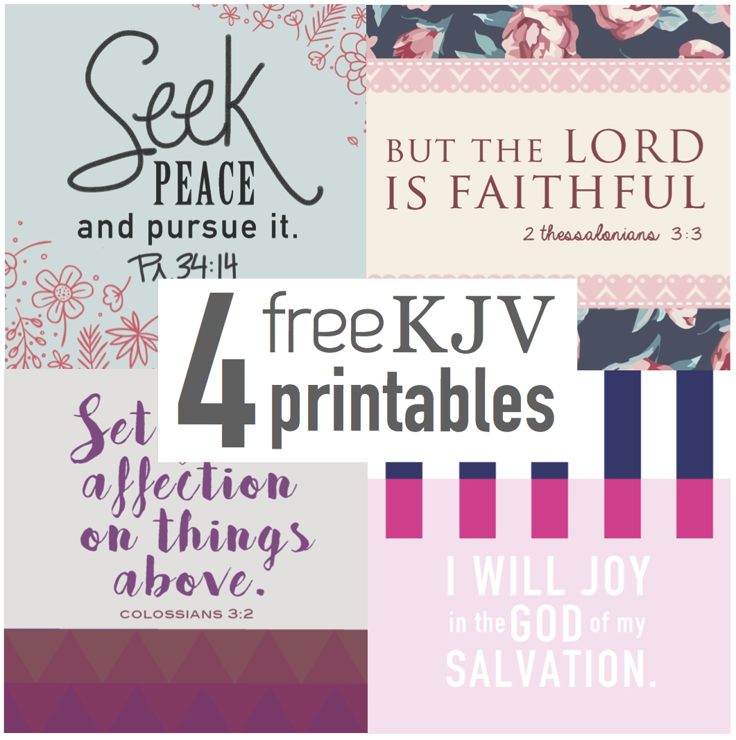 Free Printable Kjv Verses
