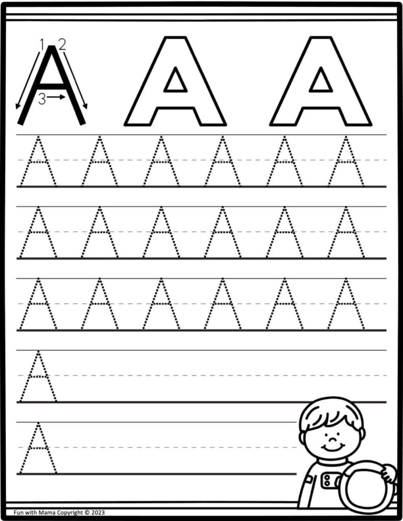 Preschool Letter A Worksheet Printables