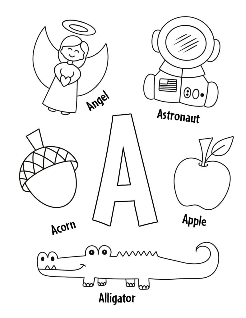 Free Printable Letter A Activity Worksheets