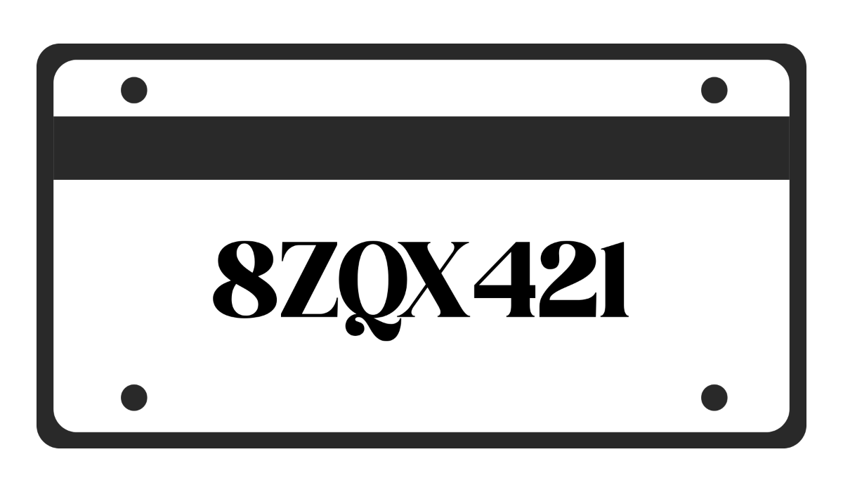 Free License Plate Number Template To Edit Online