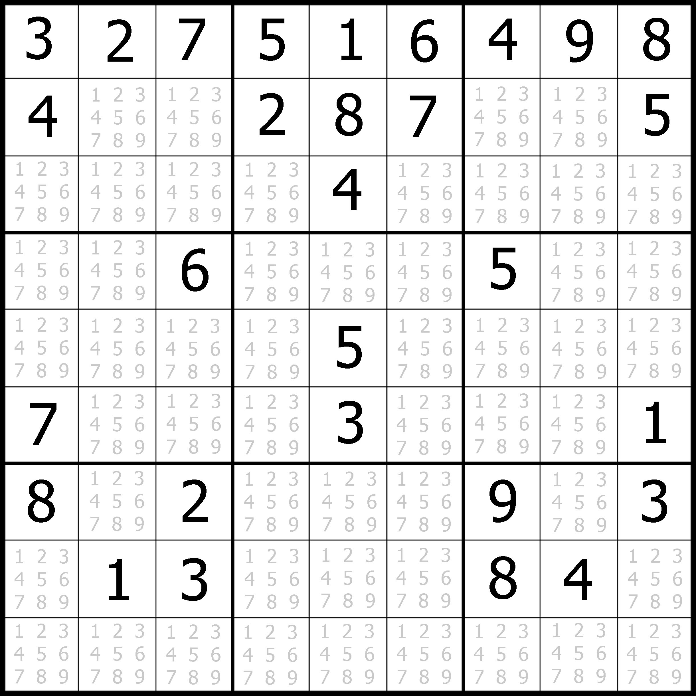 Free Medium Sudoku Puzzle 01 Sudoku Puzzler
