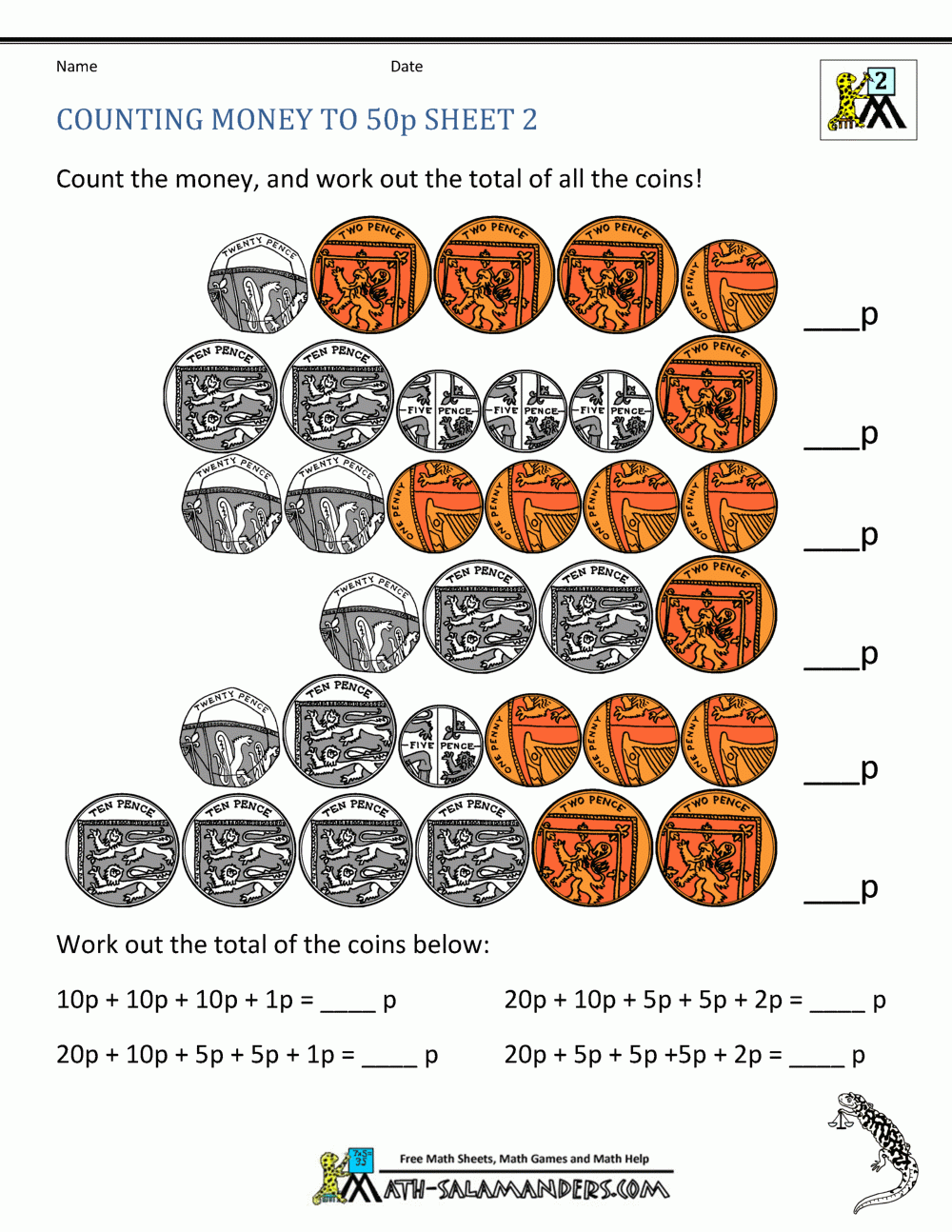 Free Printable Money Worksheets For 5th Grade