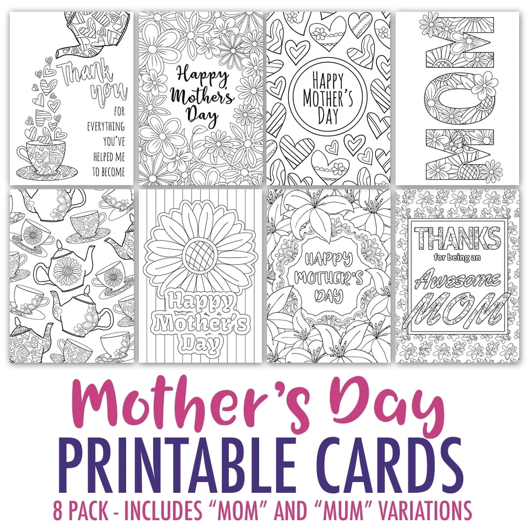 Free Mother s Day Card Printable Template Sarah Renae Clark 