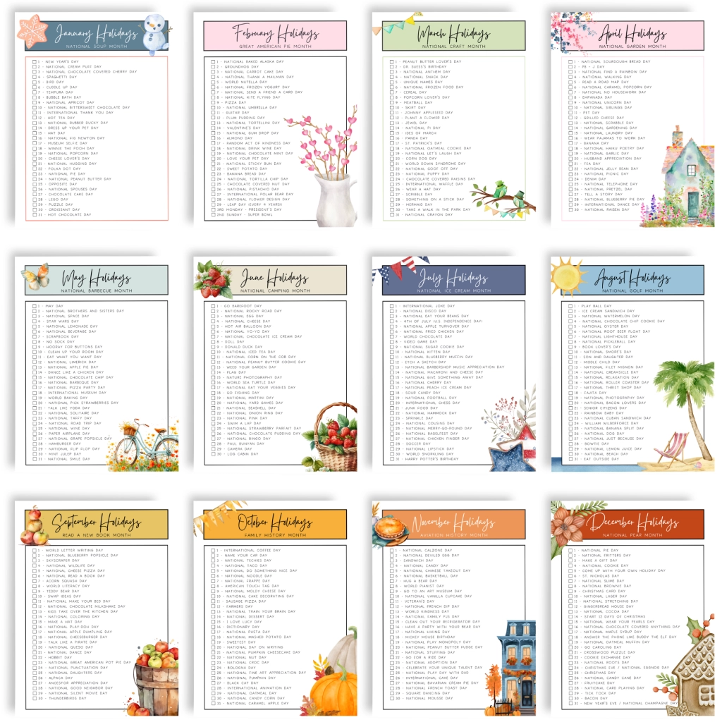 FREE National Holiday Lists To Celebrate All Year Long The Lead 