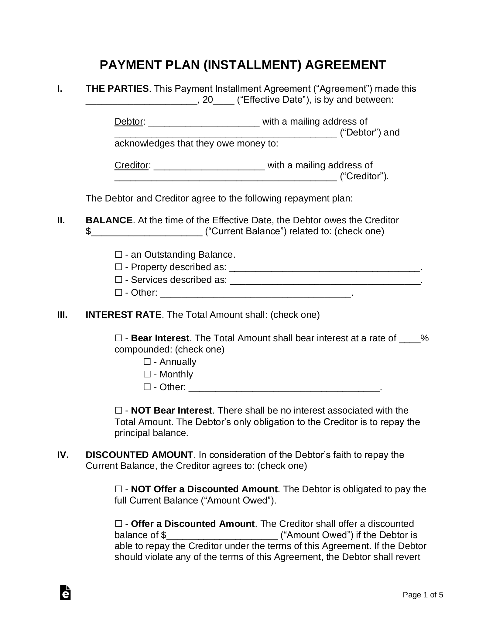 Payment Plan Form Irs Installment Agreement
