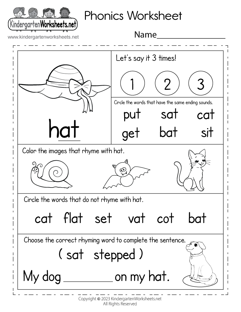 Free Phonics Worksheet Download Free Phonics Worksheet Png Images 