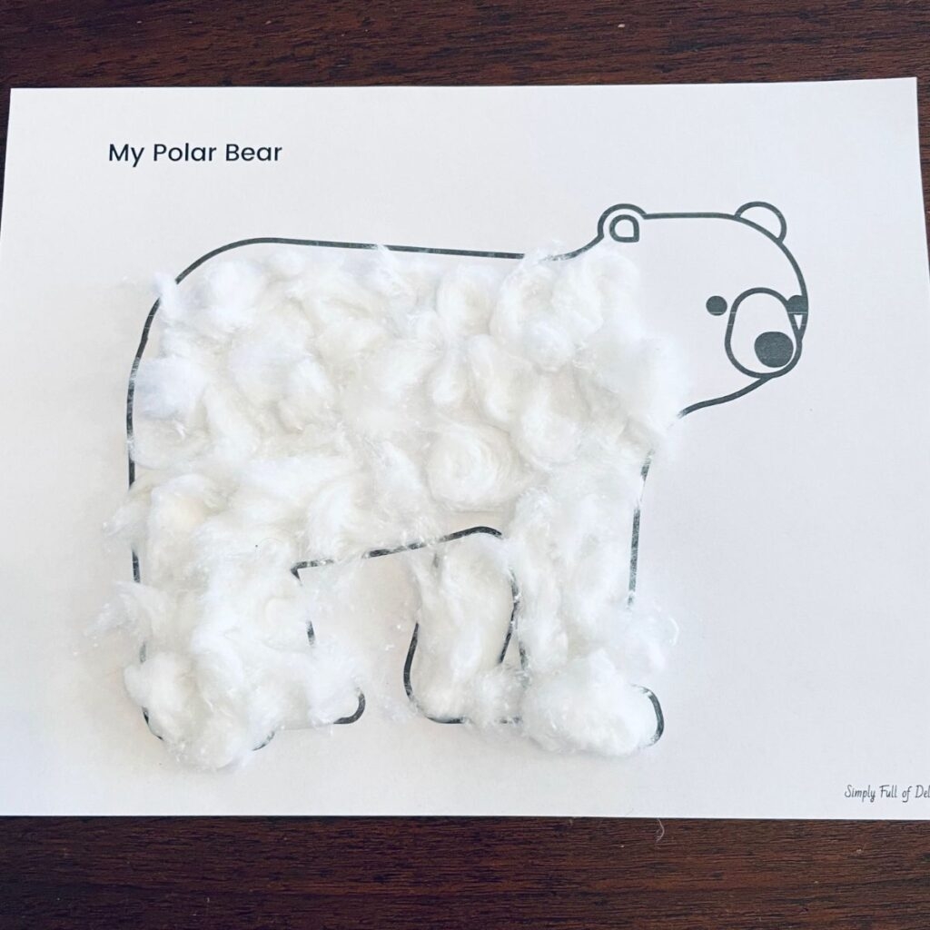 Polar Bear Printable Template