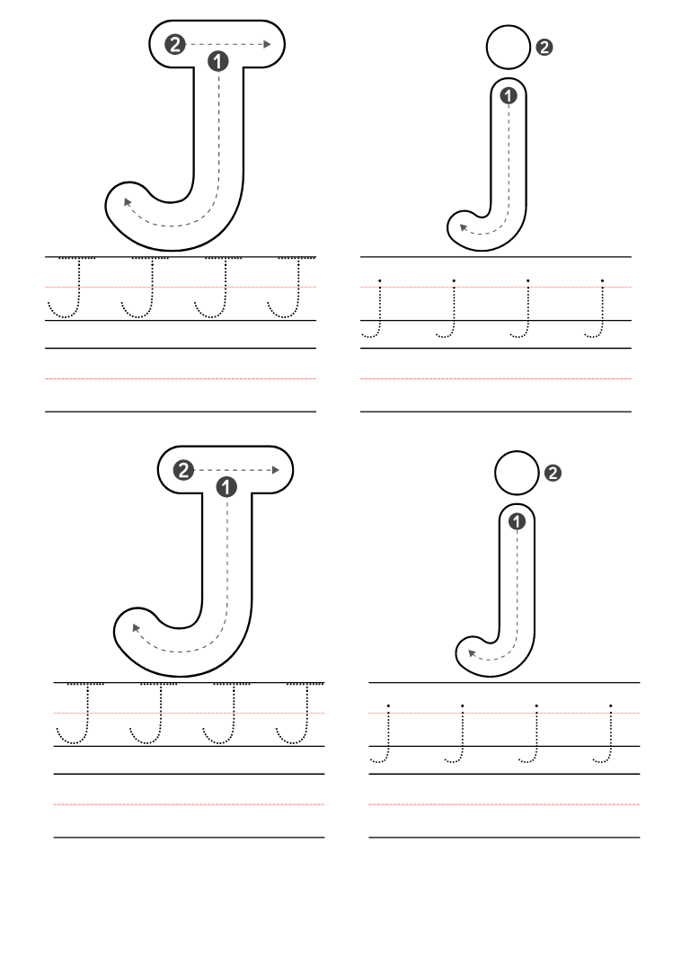 free preschool letter j worksheets printable pdf