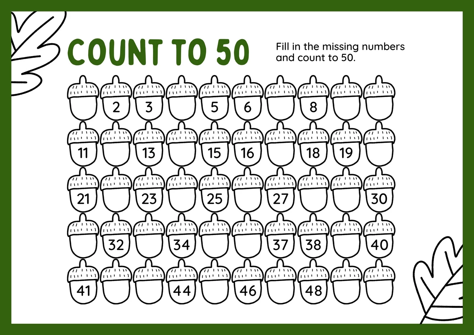 Basic Math Worksheets Free Printable