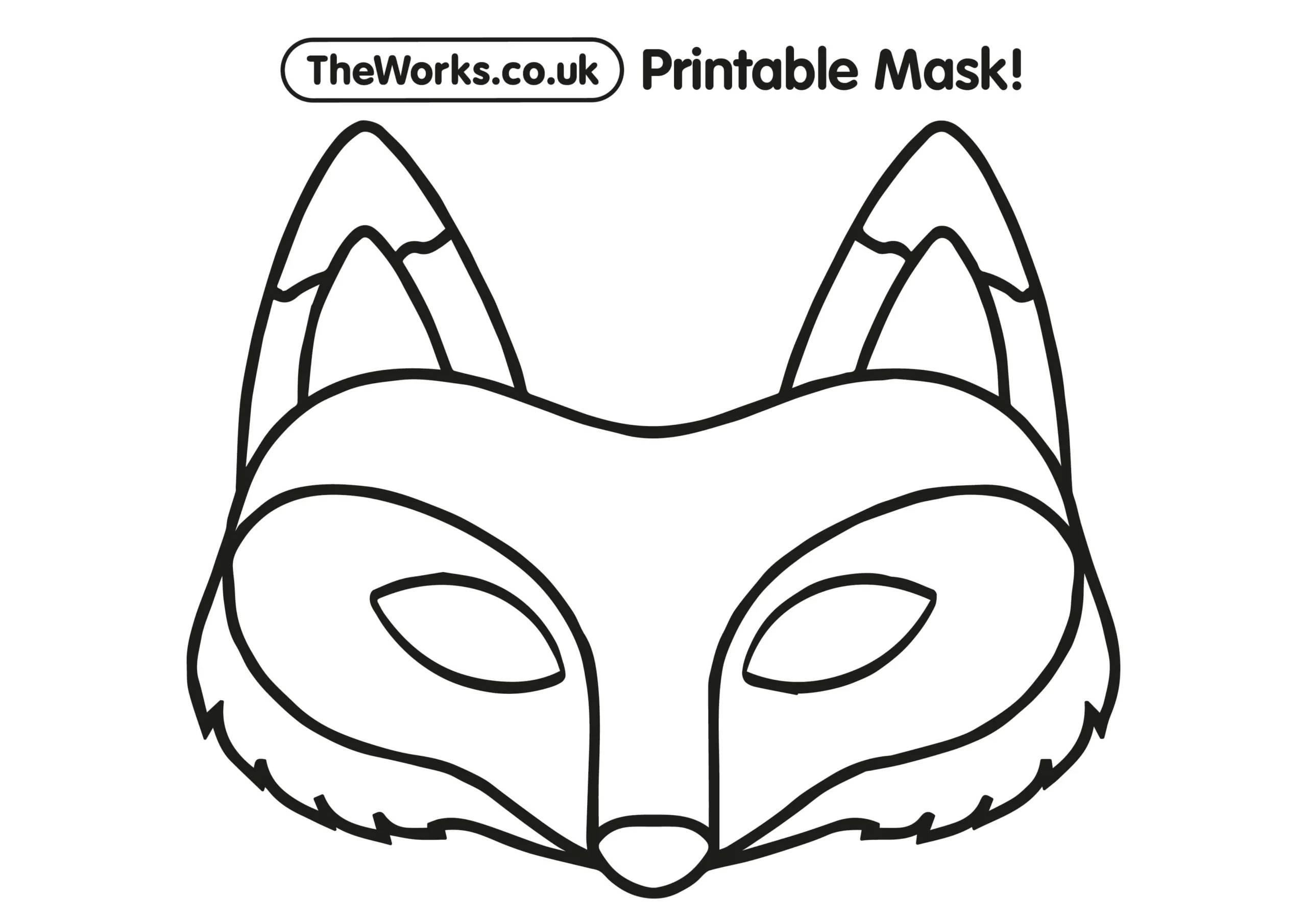 Printable Jungle Animal Mask Templates