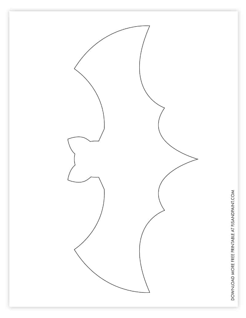 Bat Printable Template