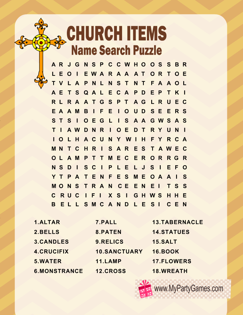 Free Printable Bible Word Search Puzzles With Answer Key