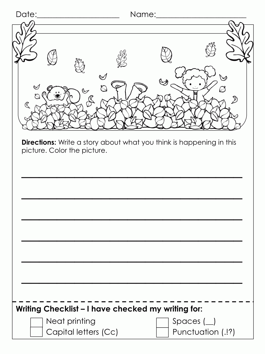 Free Printable Blank Writing Practice Worksheet Worksheets Library