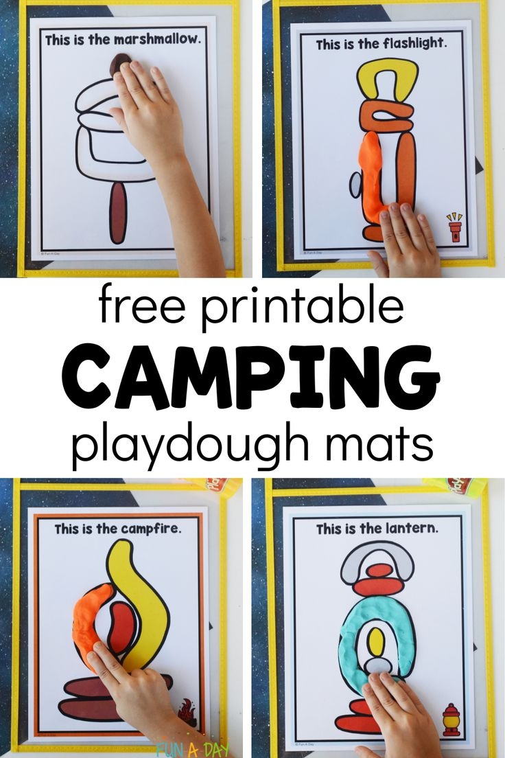 Preschool Classroom Camping Theme Printables